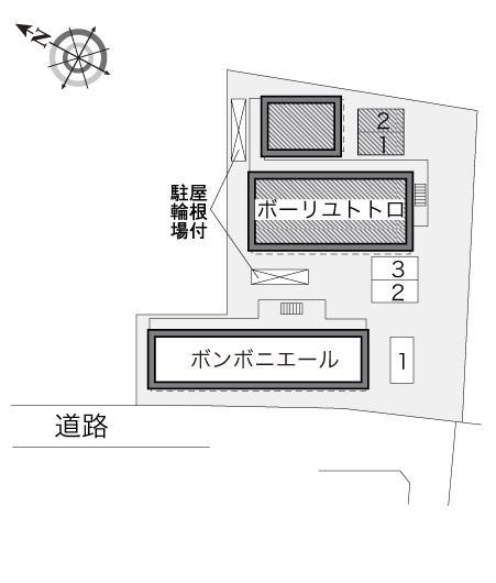 ボーリユトトロ(22895)の駐車配置図