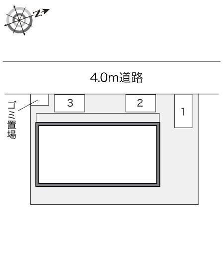 ラポール井野(22838)の駐車配置図