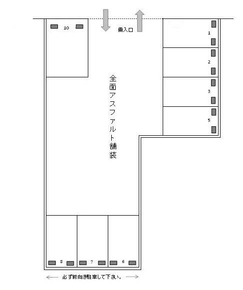J-538の駐車配置図