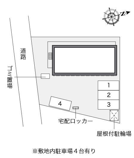 アネックス(25166)の駐車配置図