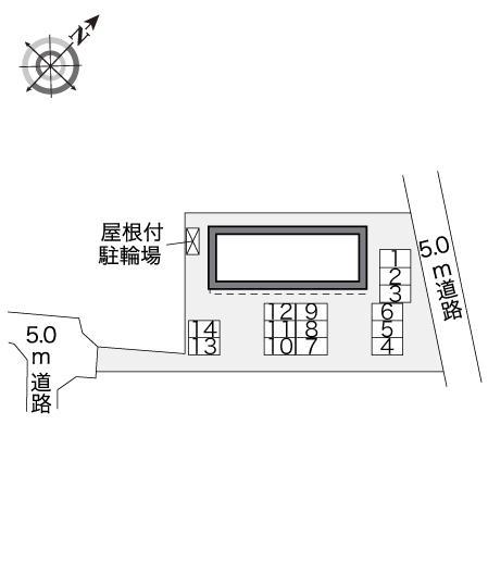 サントエール富士塚(29407)の駐車配置図
