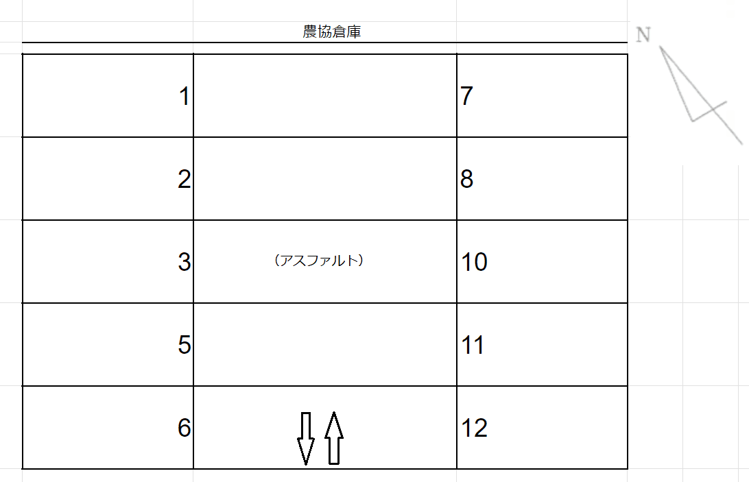 扶桑-11の駐車配置図