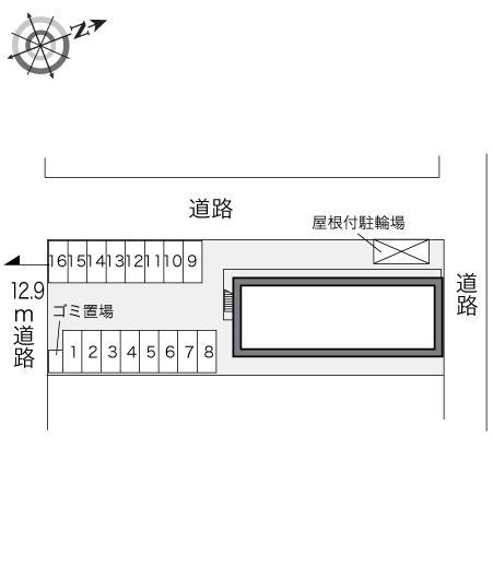アムール(23553)の駐車配置図