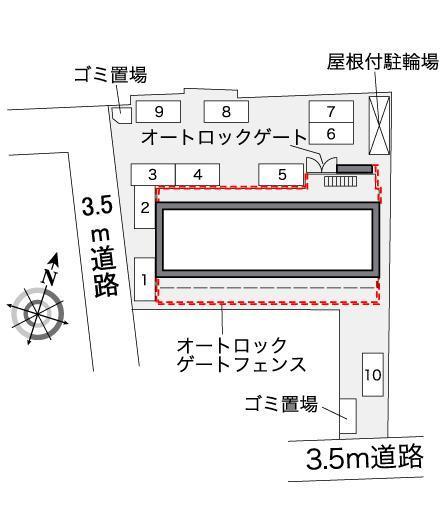 八剱(37700)の駐車配置図
