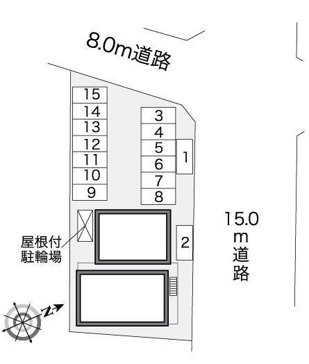 ＥｉｇｈｔｙⅢ(27809)の駐車配置図