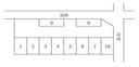 杉山パーキングの駐車場