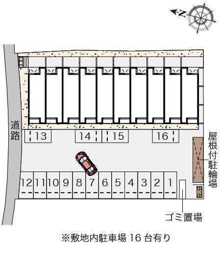 クレイノ西大寺(56834)の駐車配置図