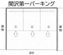 関沢第一パーキングの駐車場