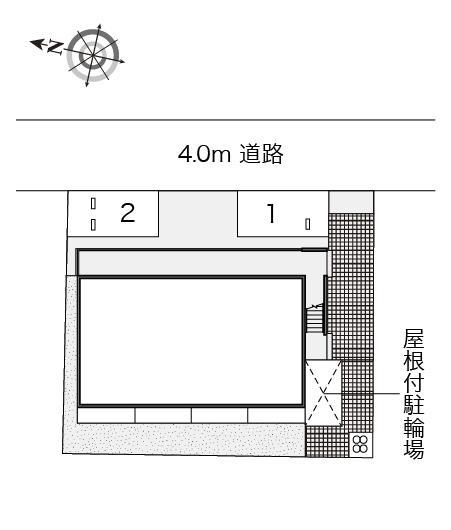 黒田(54580)の駐車配置図