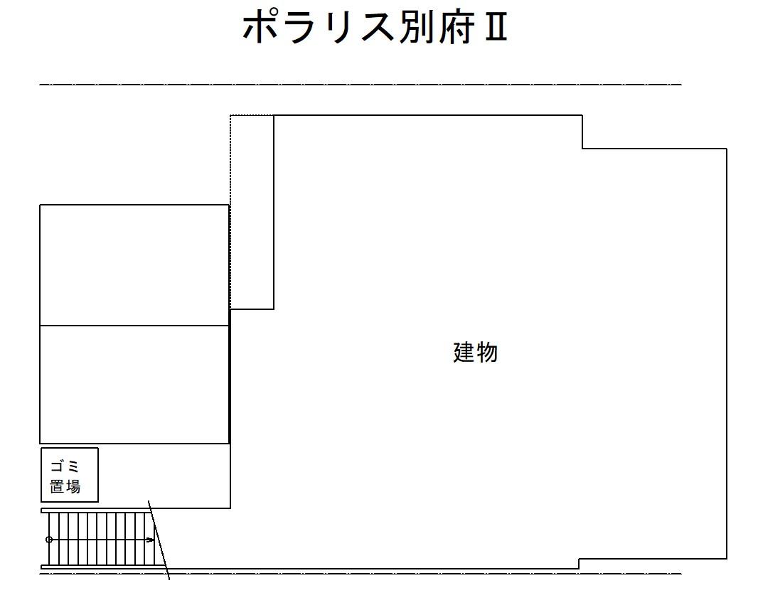 ポラリス別府Ⅱの駐車配置図