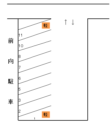 J-296の駐車配置図