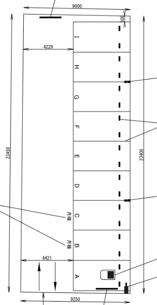 橿原今井町第１の駐車配置図