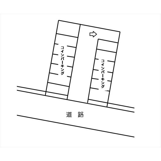 下堤町駐車場の駐車配置図