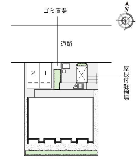 駒止(53420)の駐車配置図