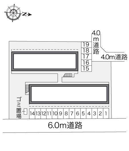 富士(21749)の駐車配置図