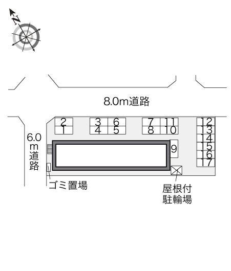 マリンビュー(29200)の駐車配置図