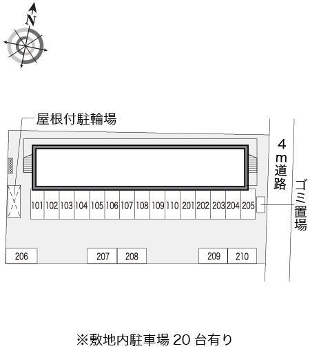 ムーンライズ・ＦＴハウス(13608)の駐車配置図