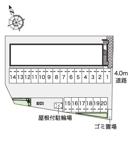 ＭＥＫＡＲＵ(43402)の駐車配置図