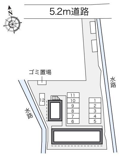 勇峰(22427)の駐車配置図