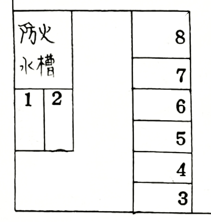 スマイルパーク50号の駐車配置図