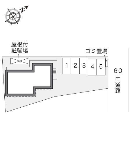 フローラ茅ヶ崎(28761)の駐車配置図