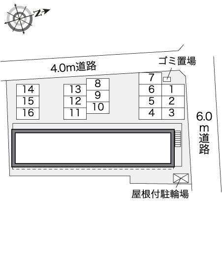 マグノリア　イワタ(30804)の駐車配置図