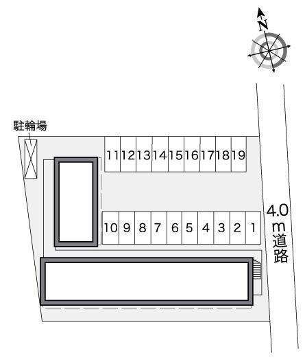 愛(25030)の駐車配置図