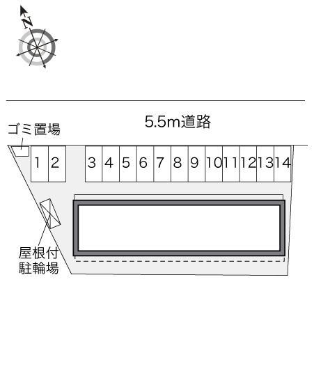 ブルーアイズ(31278)の駐車配置図