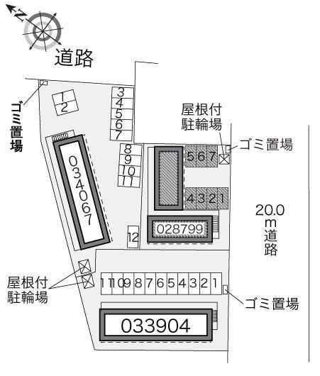 アマーレ　サッポロ(28799)の駐車配置図
