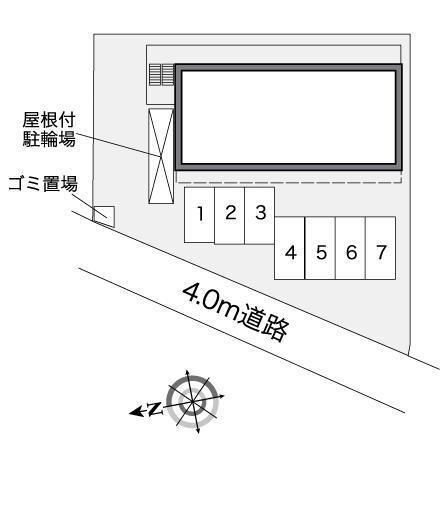 ニューセレッソ(38292)の駐車配置図
