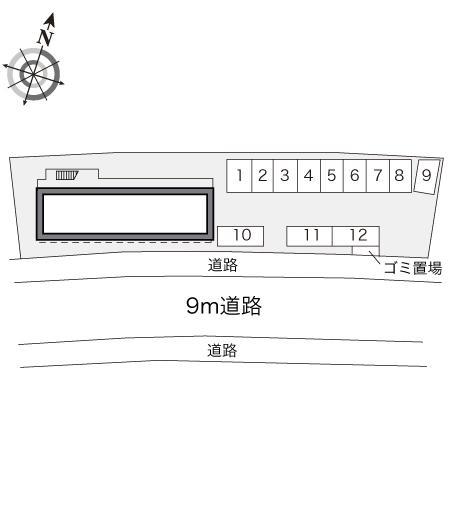 オア－ゼ・メゾン(15741)の駐車配置図