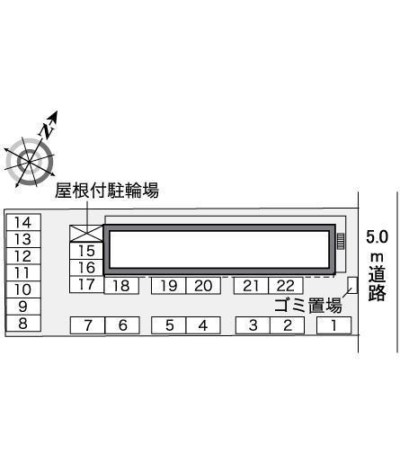 サファイアハイム５３(35965)の駐車配置図