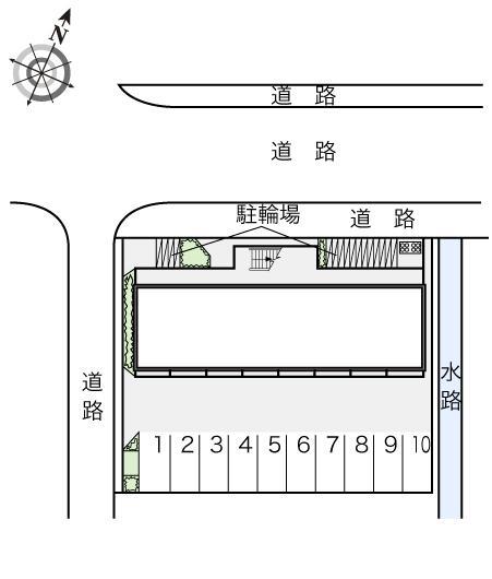 アドリア館(16123)の駐車配置図