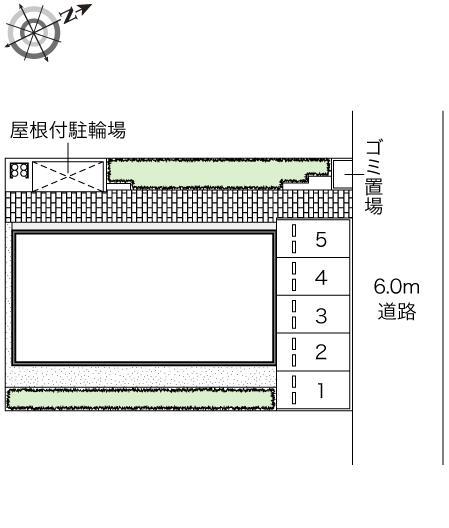 ブランドールＫ(46207)の駐車配置図