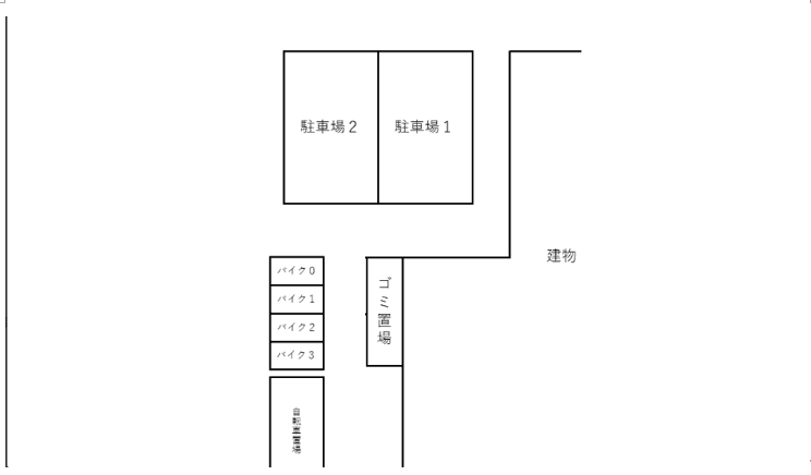 リヴシティ大島イーストの駐車配置図