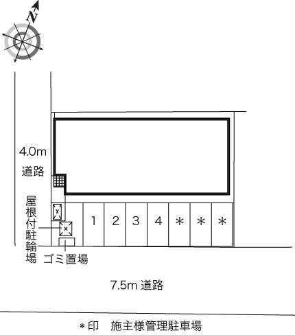 ＭＩＮＴＯＮⅡ(42612)の駐車配置図