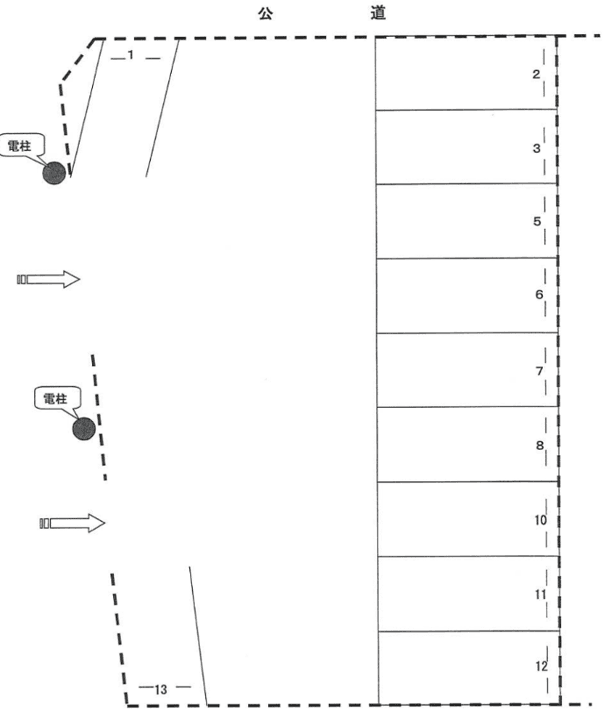 ５５の駐車配置図