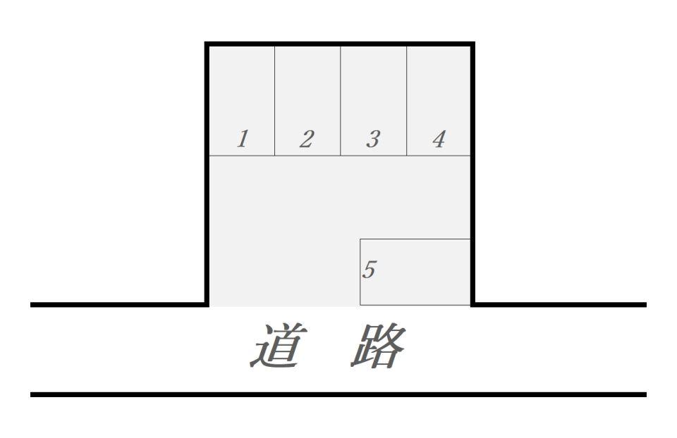 ｵｰﾄ・ｽｸｳｪｱｰ鷹師の駐車配置図