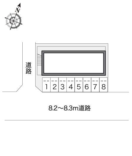 かわらや(13153)の駐車配置図