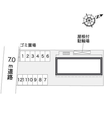 アステック(38416)の駐車配置図