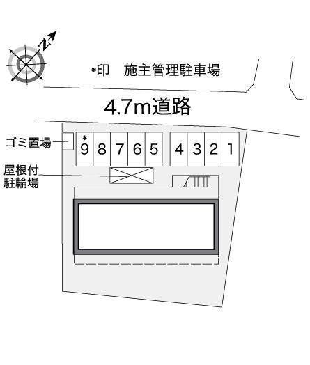 ブルースカイ(25081)の駐車配置図