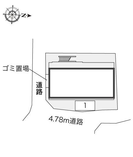 トウシヨウマエ(17110)の駐車配置図