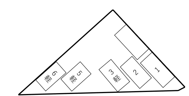 宮城野駐車場の駐車配置図
