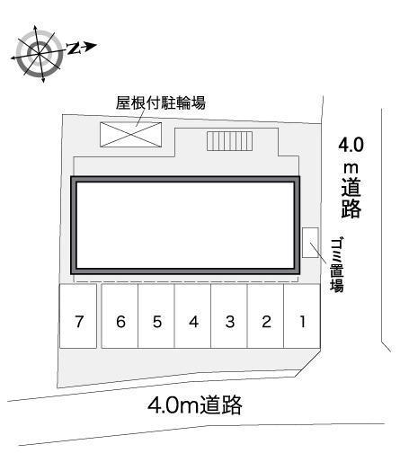 ミラージュ(39567)の駐車配置図