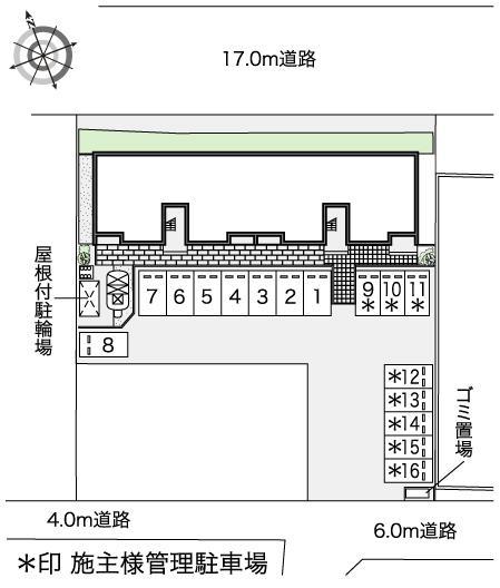 キッズⅢ(43918)の駐車配置図