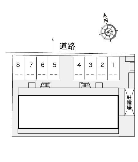 ミライ(9076)の駐車配置図