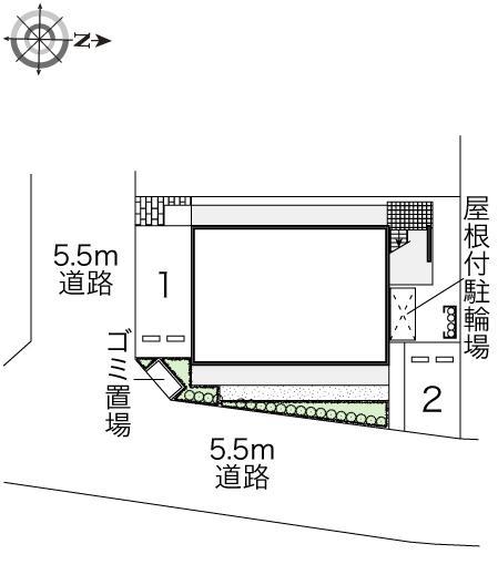 デイジーヴィラⅡ(46772)の駐車配置図