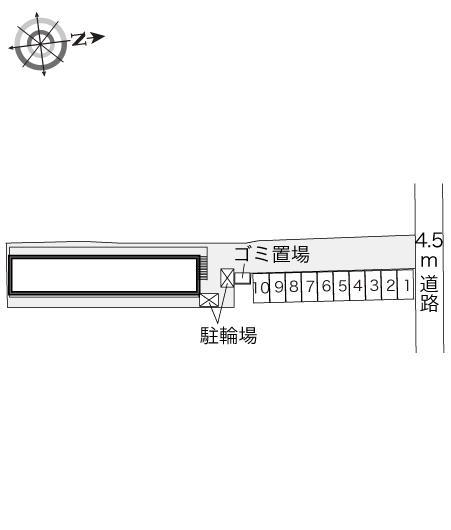 ル・ソレイユ(17831)の駐車配置図