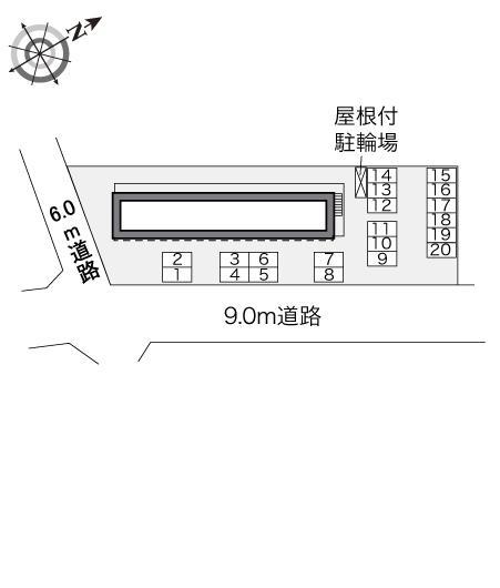 サザンコーラル(34130)の駐車配置図