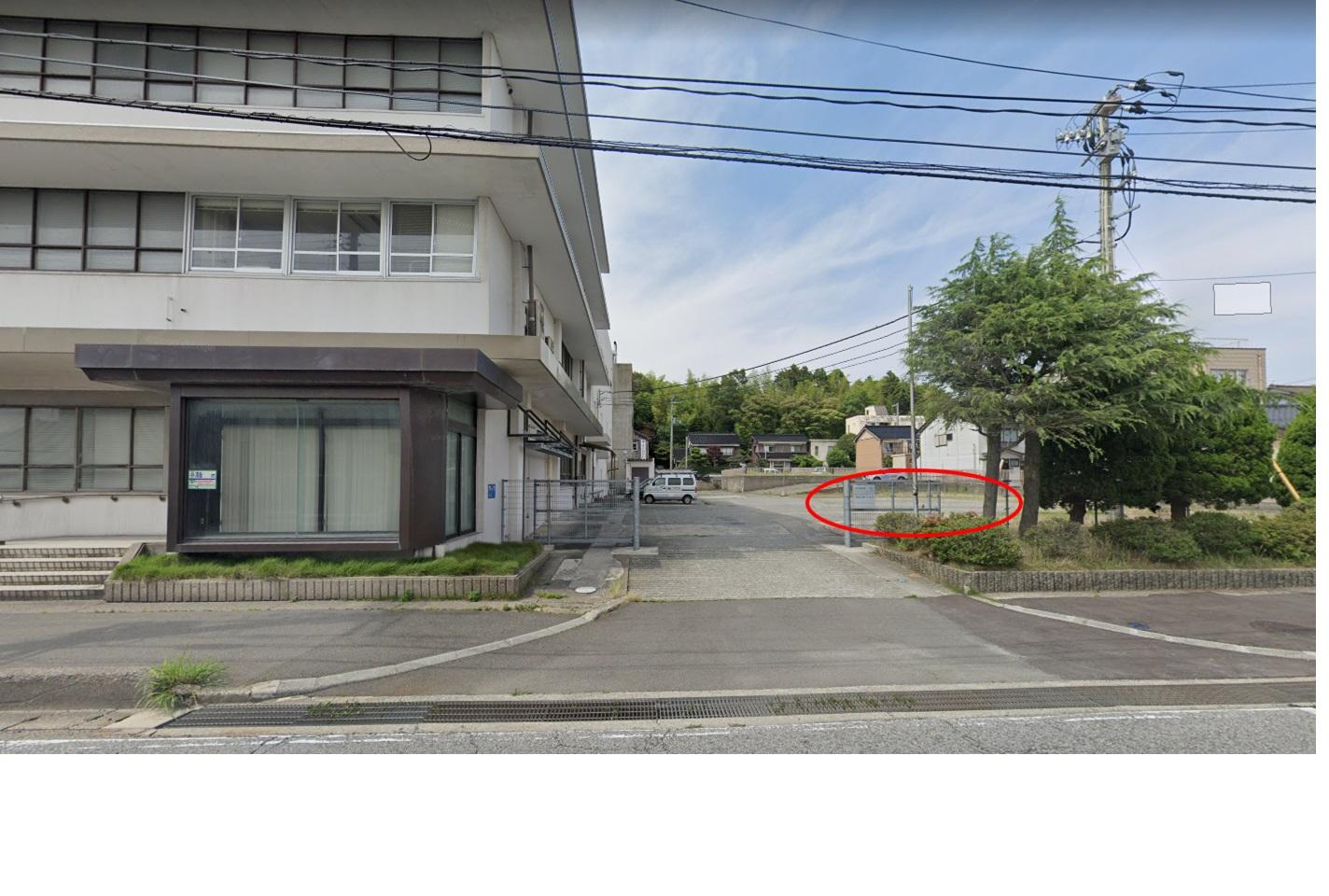 両津駐車場の駐車配置図